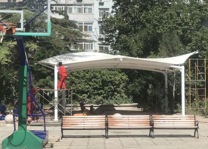 地下通道入口膜结构,钢结构加工,旅游区景区膜结构